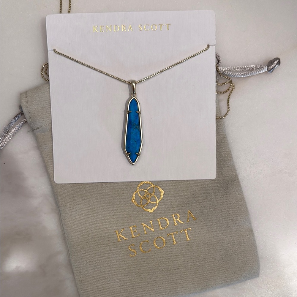 Kendra Scott Blue Opal Necklace